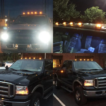 X5 Luz Led De Techo Auto Camioneta Led T10 Removible 12v Negro Aumado 25422 Blanco