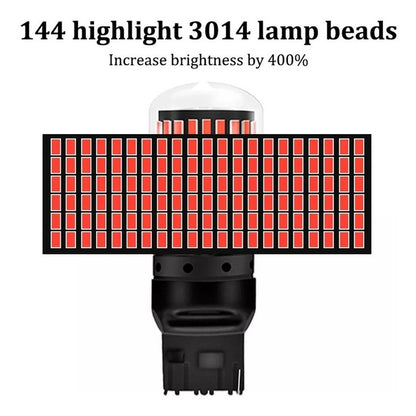 X2 Ampolleta Destellante Rojo 144led Luz Freno Estrobo Canbu