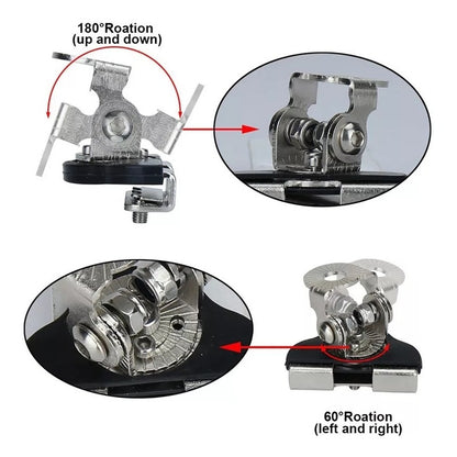 Soporte Capot Para Neblineros Barras Led Fijos Universal X2