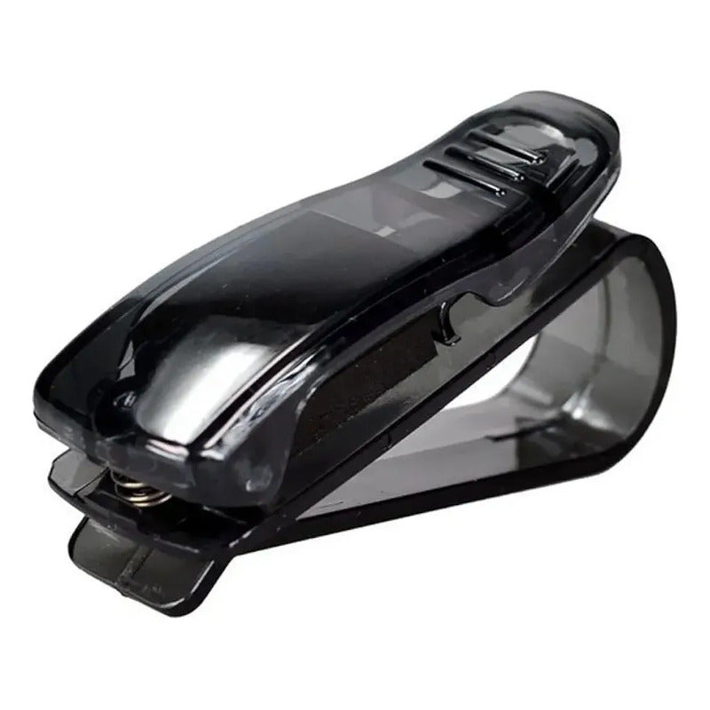 Soporte Para Lentes Pinza Porta Gafas Para Auto Al Tapasol Pinzas Para Lentes Negro