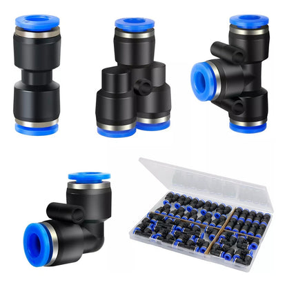 X40 Conector De Manguera Unión Neumáticos Pu Pv Pe Py 6mm