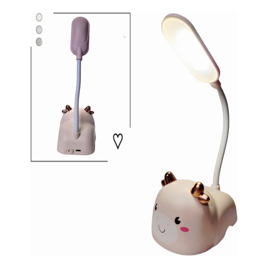 Mini Lámpara De Mesa Escritorio Recargable Led Flexible Niñ@