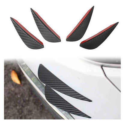 X4 Mini Aleta Difusor Parachoque Adhesivo Decoración Tunning