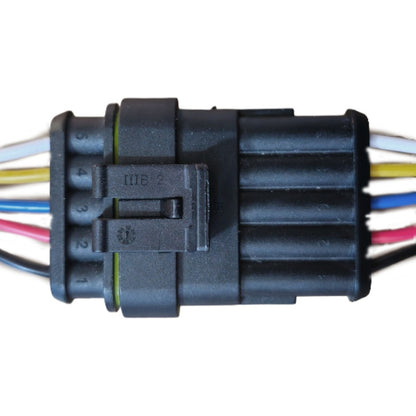 Cable Conector 5pines Macho Hembra Extensor Para Auto