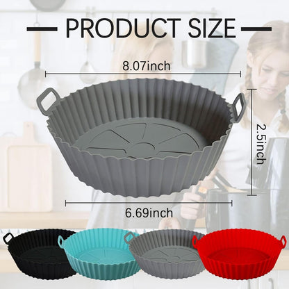 Molde Silicón Antiadherente Para Freidora De Aire Air Fryer