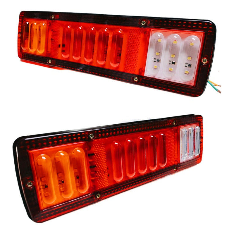 X2 Foco Luz Led Trasera Freno Reversa Dirección 12-24v