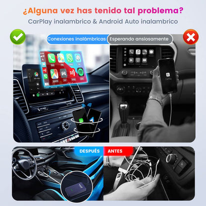 Carlinkit Adaptador Inalámbrico Android Carplay Sin Cables