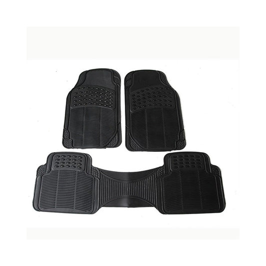 Alfombra Piso De Goma Auto Universal 3 Piezas Camello /r&c