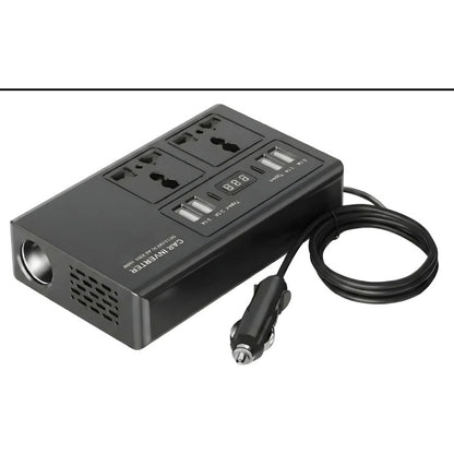 Adaptador Enchufe Inversor 12/24v A 220v 150w Usb Usbc N1692