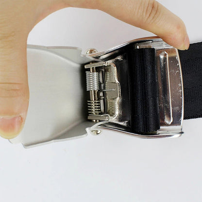 X2 Cinturón De Seguridad Tipo Avión 2 Puntas Auto Universal