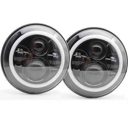 Kit Foco Jepp 7'' Ojo De Ángel + Foco Antiniebla 4'' Wrangle