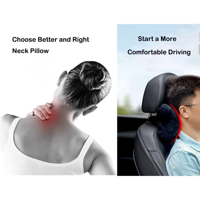 X2 Reposa Cabeza Cojín Apoyo Cabeza Cuello Almohada Auto Kmt
