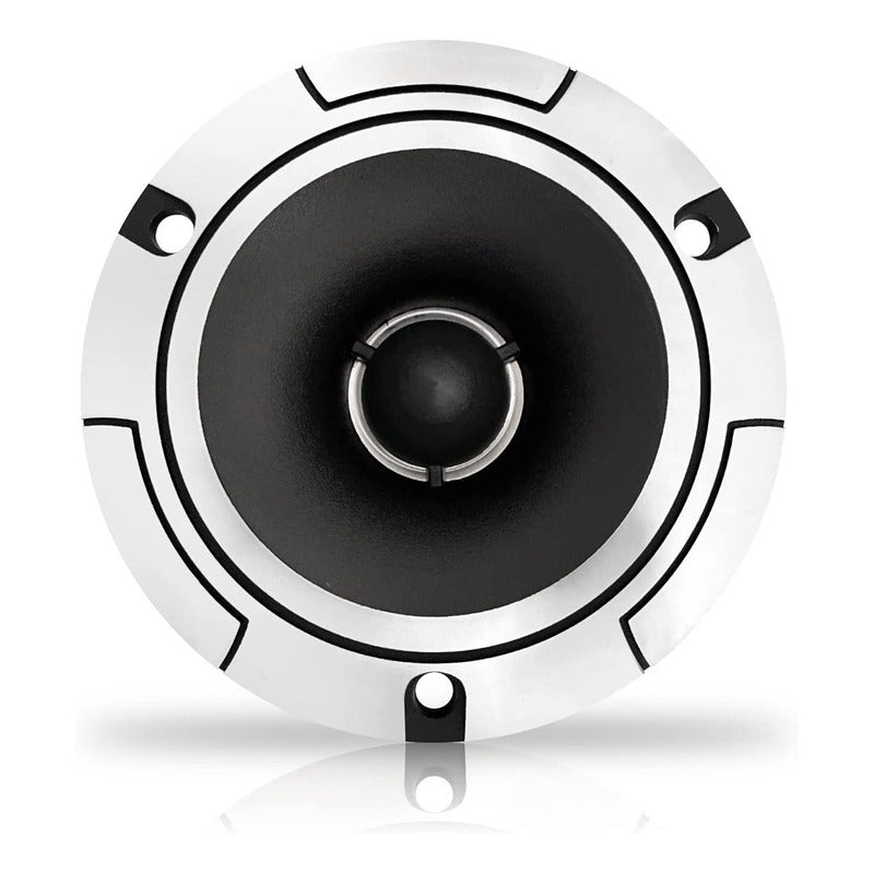 X2 Tweeter De Aluminio Optimizador De Sonido 4 300w Max Color Cromado