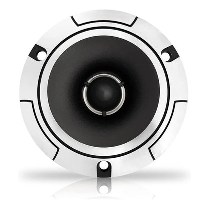 X2 Tweeter De Aluminio Optimizador De Sonido 4 300w Max Color Cromado