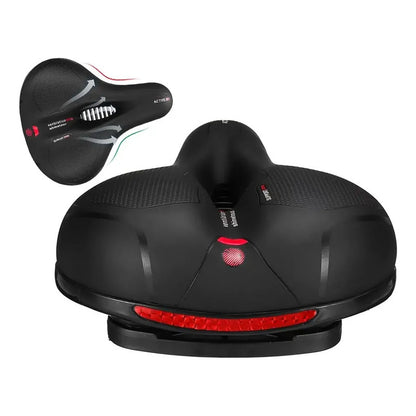 Sillin Asiento D Bicicleta Antiprostático Acolchado Meryfoam Negro Rojo Ja-sd-8082