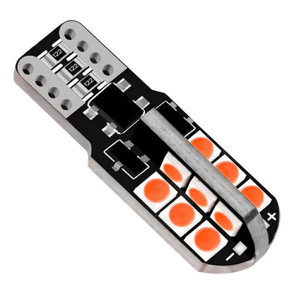 X2 Ampolleta T10 Luz Rosa W5w 24led Cola Pescado 12v Canbu