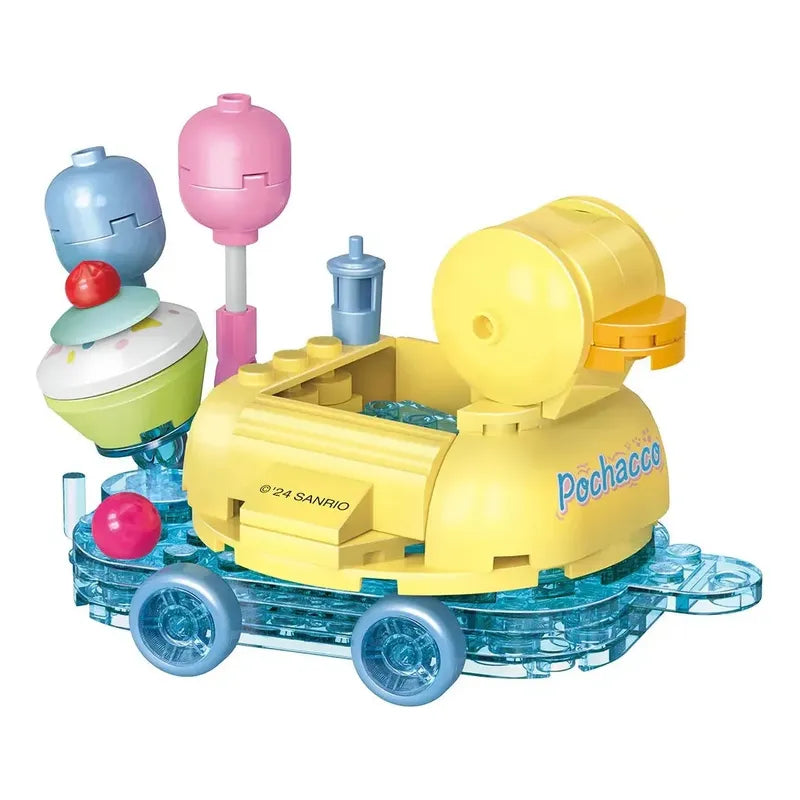 Set Bloques De Construcción Keeppley Hello Kitty Y Amigos 120 Pochacco Party By The Pool 8094