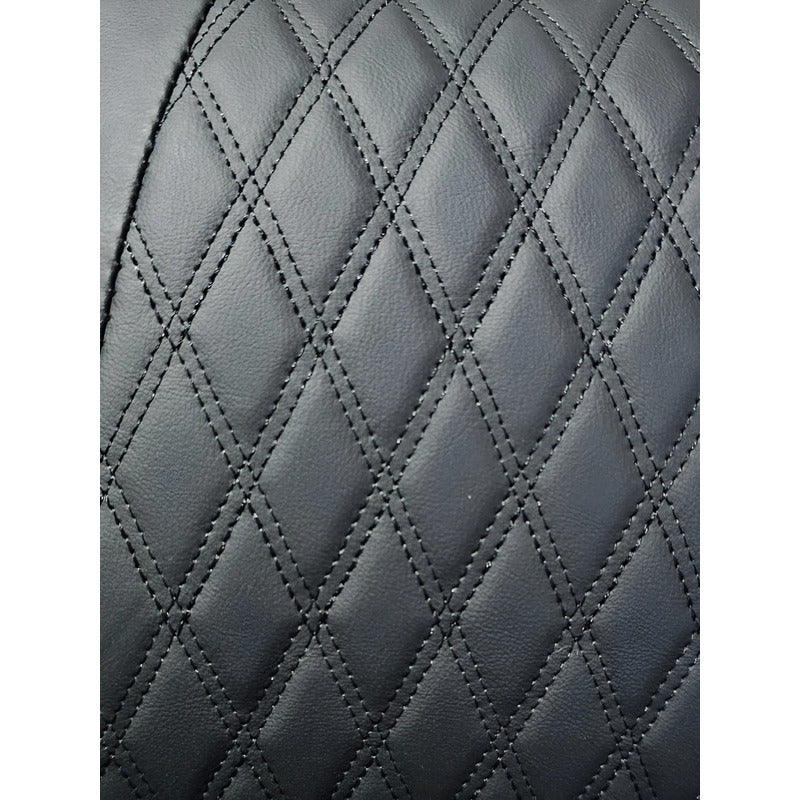 Cojin Apoya Cabeza Almohada Cojin Lumbar Eco Cuero Para Auto Negro