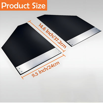 X4 Guardarbarro Guardafango Auto Universal Cn Refuerzo Acero