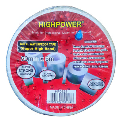 Cinta Aislante Impermeable 50mm X 5mts Gotera Tapa Techo
