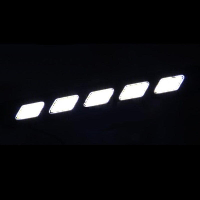 X2 Tira Led Cob Alto Brillo Neblineros Adhesivo Diseño 11856