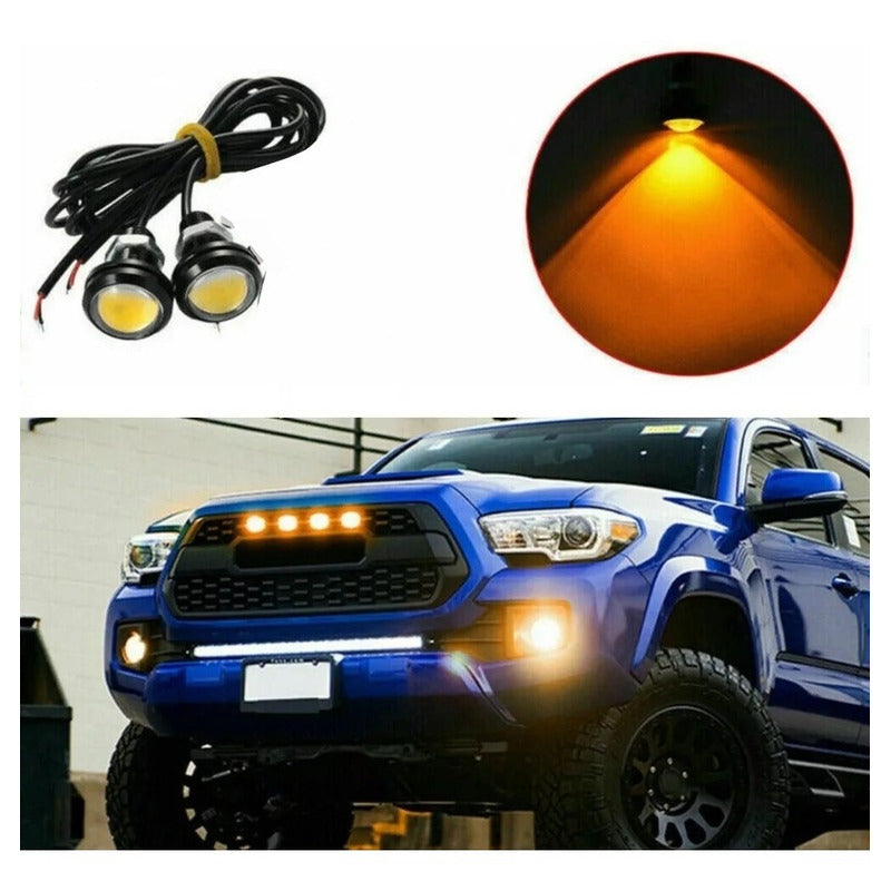 X2 Ojo De Águila Luces Led 23mm 9w Auto Tuning Universal Ryc