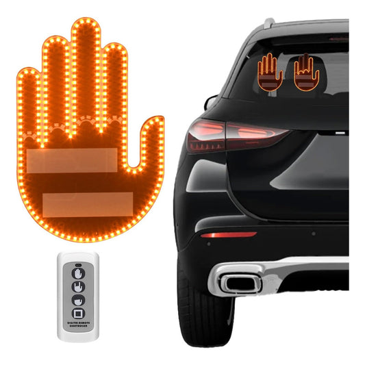 Mano Led Señal Parabrisa Auto, Luz Led De Gestos Con Control