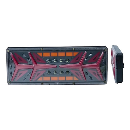 X2 Foco Led Trasero Multifunción 24v Freno Secuencial Camión Ambos Lados Flechas 12v/24v 30126
