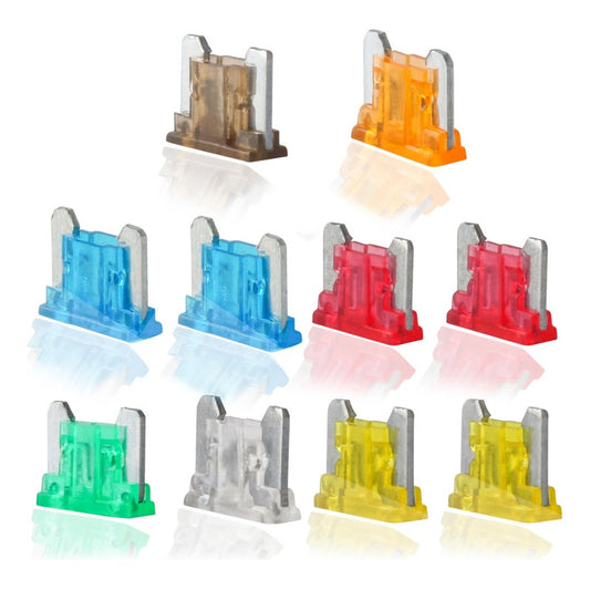 Set 10 Micro Fusible Para Auto 12/24 V Mini Fusible 5a - 30a