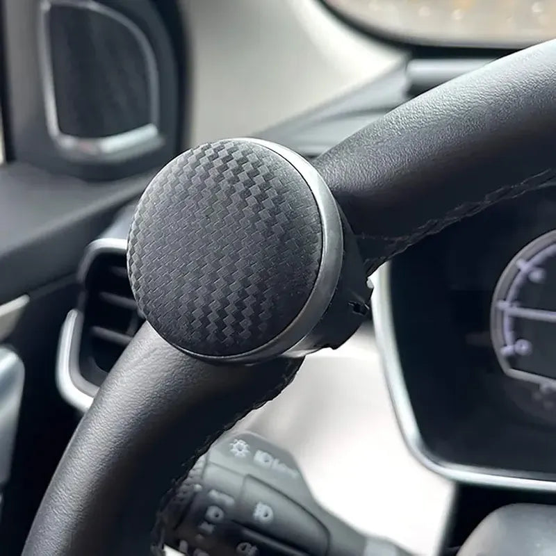 Perilla Giratoria 360 Pomo Universal Para Volante Seguridad Negro Fibra 14236