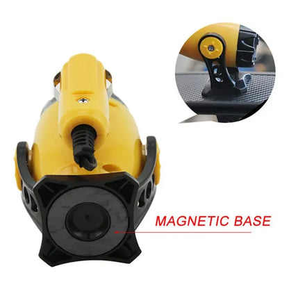 Linterna Base Magnética Conexión Cenicero 12v Auto Lámpara Blanco Amarillo