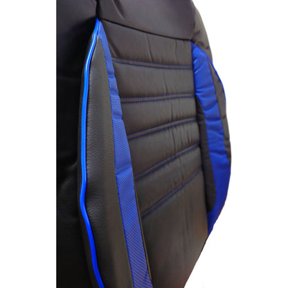 Set Cubre Asiento 11pcs 100% Eco Cuero Acolchado Premium 703