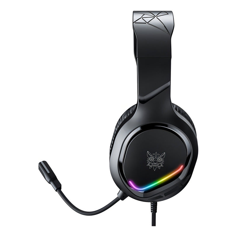 Audifono Gamer Profesional Onikuma X31 Microfono Hd Luz Rgb Negro X31