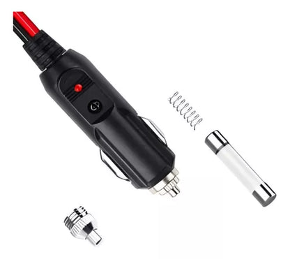Cable Adaptador Cenicero Enchufe Alimenta 12v-24v + Fusible
