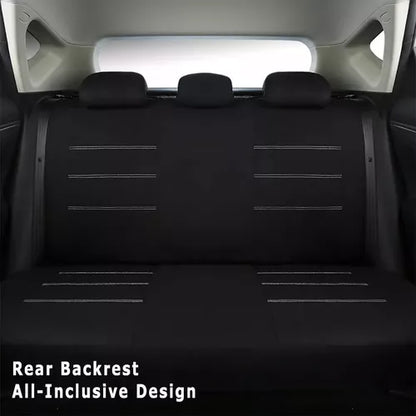 Funda Cubre Asiento Auto Para Mujer 9 piezas Negro Mariposas