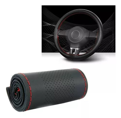 Funda Cubre Volante Cosido Para Auto + Hilo Y Aguja
